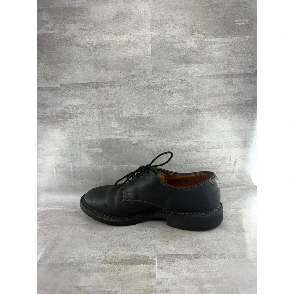 Allen Edmonds Wilbert Black Leather Split Toe Derby Shoes 91839 Men Sz 8D